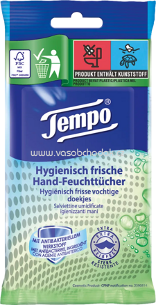 Tempo Handhygiene Tücher für Unterwegs, 10 St