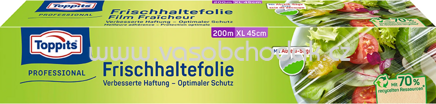 Toppits Großrolle Frischhalte Folie, extrabreit, 45 cm, 200 m