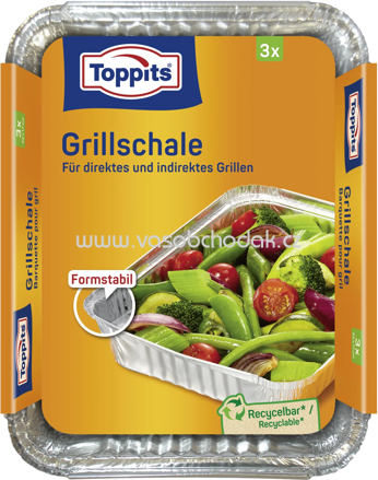 Toppits Grillschale, 3 St