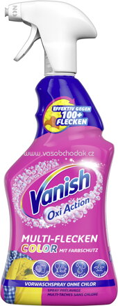 Vanish Vorwaschspray Oxi Action Multiflecken Color, 750 - 860 ml