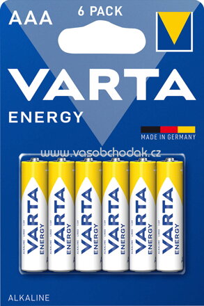Varta Alkaline Batterien Energy AAA, 5 St