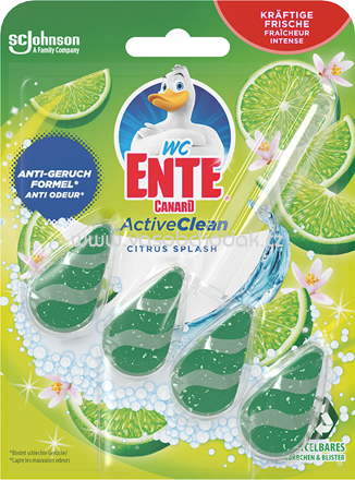 WC-Ente WC Reiniger Duftstein Active Clean Citrus Splash, 1 St