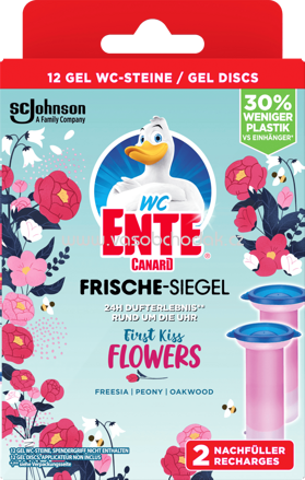 WC-Ente Frische-Siegel Nachfüller First Kiss Flowers, 2 St