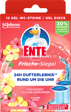 WC-Ente Frische-Siegel Nachfüller Flower Oasis, 2 St