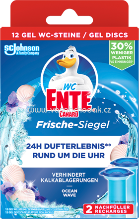 WC-Ente Frische-Siegel Nachfüller Ocean Wave, 2 St