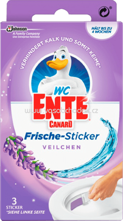 WC-Ente Frische Sticker Veilchen, 3 St