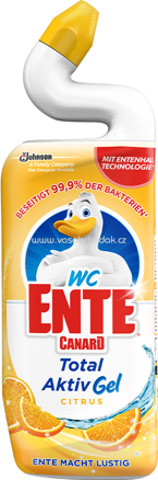 WC-Ente WC Reiniger Gel Citrus, 750 ml