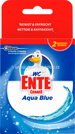 WC-Ente WC Reiniger Aqua Blue Marine Nachfüller, 2 St