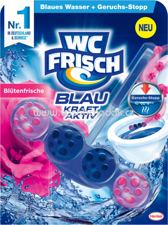WC Frisch Blau Kraft Aktiv Blütenfrische, 1 - 2 St