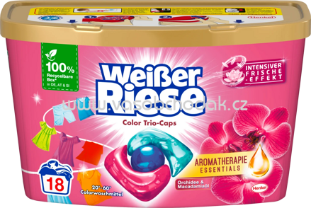 Weisser Riese Trio Caps Color Aromatherapie Orchidee, 18 - 80 Wl