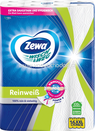 Zewa Küchenrolle Wisch&Weg Reinweiss, 45 Blatt, 4 - 16 Rollen