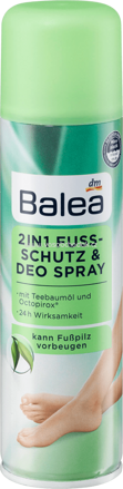 Balea 2in1 Fußschutz & Deo Spray, 200 ml