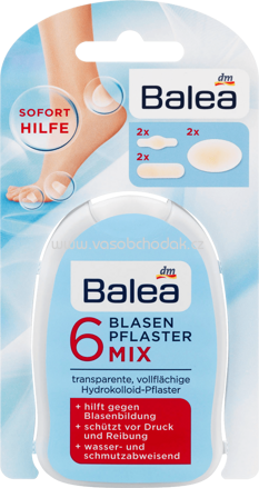 Balea Fuß-Pflaster, Blasen, Mix, 6 St