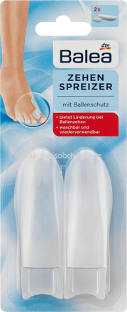 Balea Zehenspreizer mit Ballenschutz, 2 St