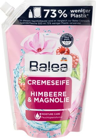 Balea Flüssigseife Himbeere & Magnolie, Nachfüllpack, 750 ml