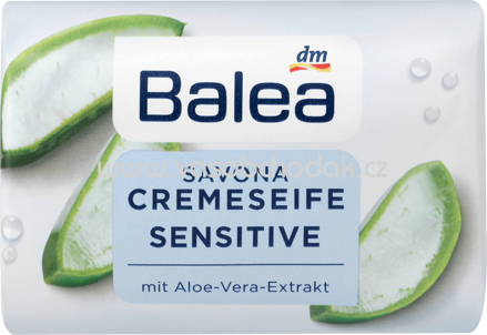 Balea Seifenstück sensitive mit Aloe-Vera-Extrakt, 150g