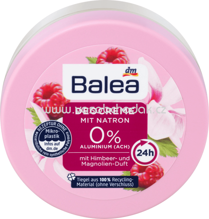 Balea Deocreme mit Natron, 50 ml