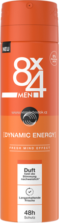 8x4 Men Deospray Dynamic Energy, 150 ml