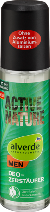 Alverde MEN Active Nature Deo Zerstäuber, 75 ml