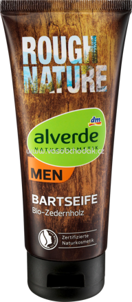 Alverde MEN Bartseife Rough Nature, 100 ml