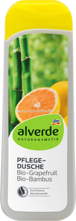 Alverde NATURKOSMETIK Duschgel Grapefruit Bambus, 250 ml