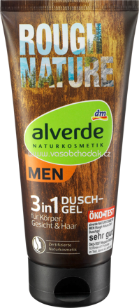 Alverde MEN Duschgel Rough Nature 3in1, 200 ml