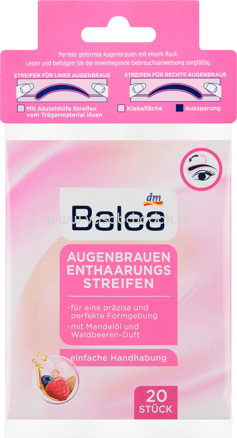 Balea Enthaarungsstreifen Augenbrauen, 10 St