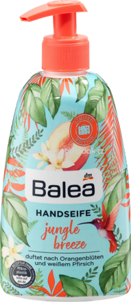 Balea Flüssigseife Jungle Breeze Orangenblüten & weißem Pfirsich, 500 ml