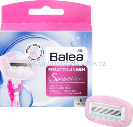 Balea Rasierklingen Sensation, 6 St