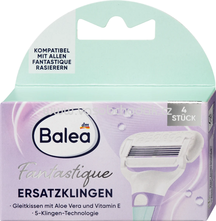 Balea Rasierklingen Fantastique, 4 St