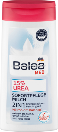 Balea MED 2in1 Bodylotion Sofortpflegemilch Urea, 250 ml