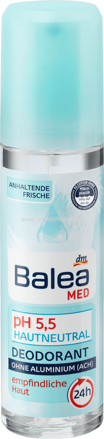 Balea MED Deo-Zerstäuber pH 5,5 Hautneutral, 75 ml