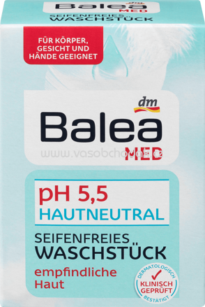 Balea MED Waschstück, seifenfrei, 150g