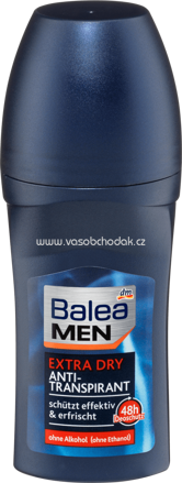 Balea MEN Deo Roll On Antitranspirant Extra Dry, 50 ml