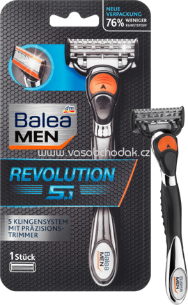 Balea MEN Rasierer Revolution 5.1, 1 St