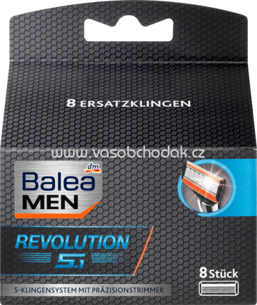 Balea MEN Rasierklingen Revolution 5.1, 8 St