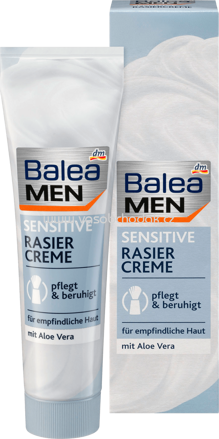 Balea MEN Rasiercreme Sensitive, 100 ml