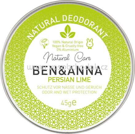 Ben&Anna Deo Creme Deodorant Persian Lime, 45g