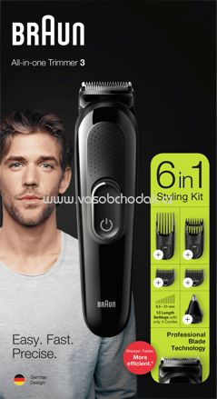 Braun MultiGrooming Kit MGK3220, 1 St