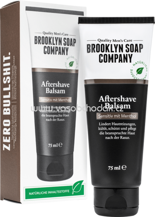 Brooklyn Soap Company Aftershave Balsam sensitiv, 75 ml