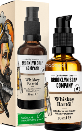 Brooklyn Soap Company Bartöl Whiskey, 50 ml