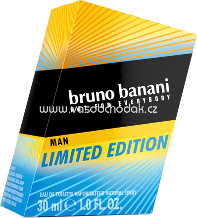 Bruno Banani Eau de Toilette Vibrant & Masculine 2021, LE, 30 ml