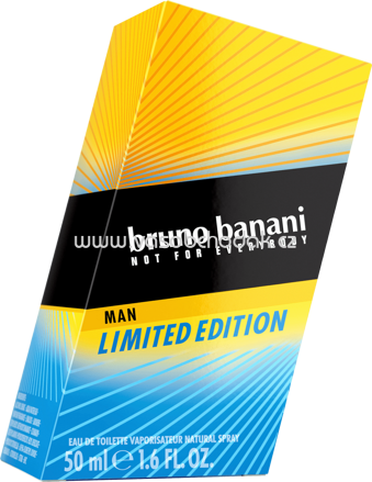 Bruno Banani Eau de Toilette Vibrant & Masculine 2021, LE, 50 ml