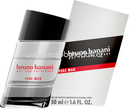 Bruno Banani Eau de Toilette Pure Man, 50 ml