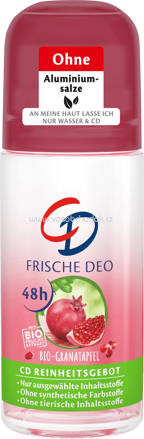 CD Deo Roll On Deodorant Bio-Granatapfel, 50 ml