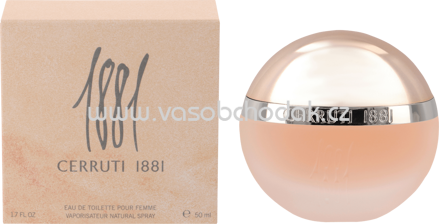 Cerruti Eau de Toilette 1881 Femme, 50 ml