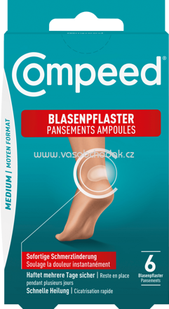 Compeed Fuß Blasen-Pflaster, medium, 6 St