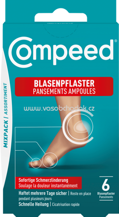 Compeed Fuß Blasen-Pflaster, Mixpack, 6 St
