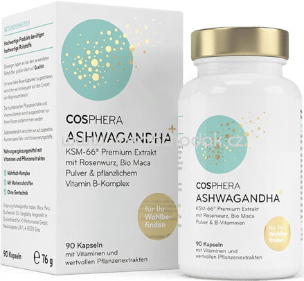 Cosphera Ashwagandha Kapseln, 90 St, 76g