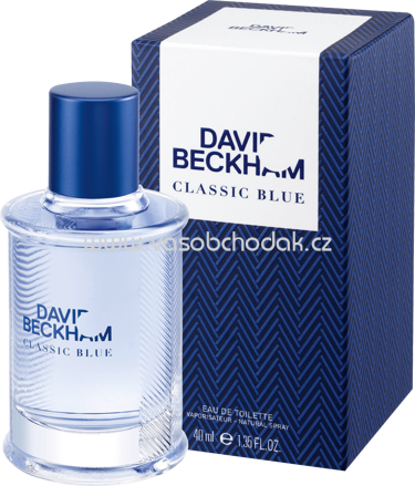 David Beckham Eau de Toilette Classic Blue, 40 ml